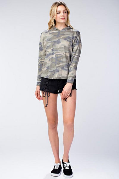 Align camo hoodie - Rude Society
