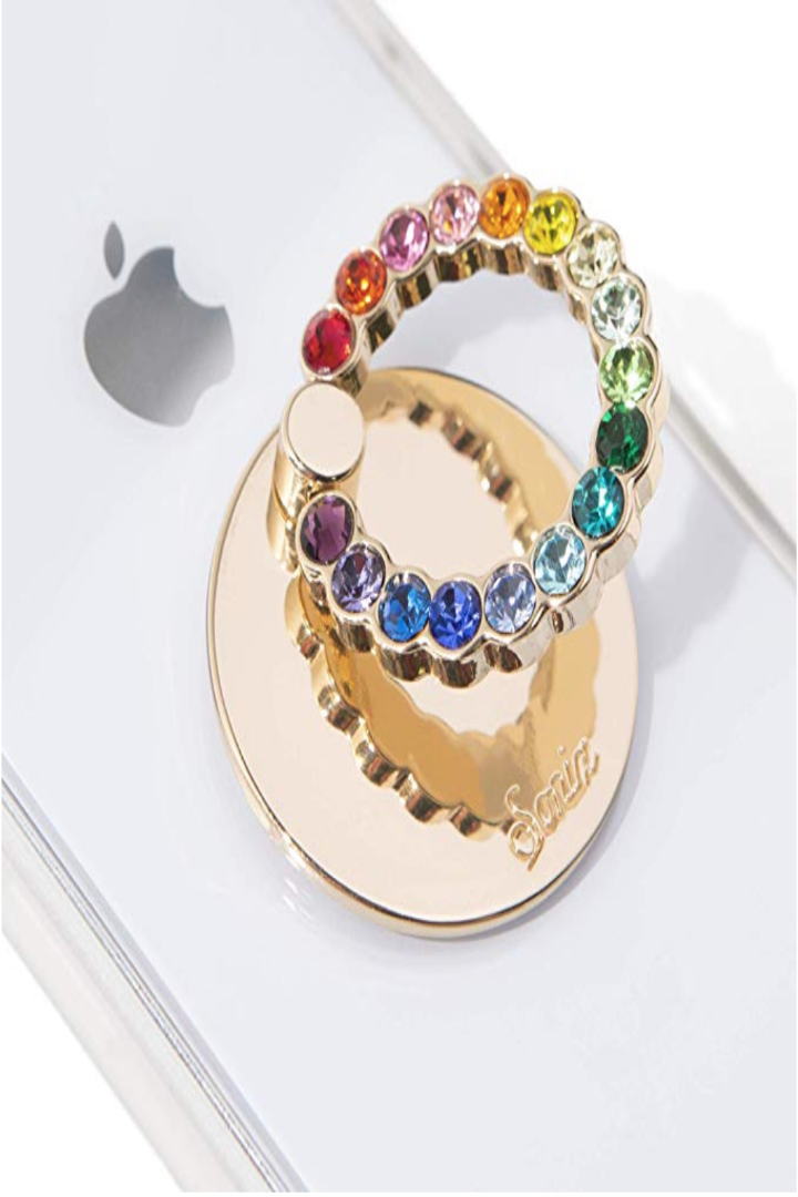 Rainbow Rhinestone Ring - Rude Society
