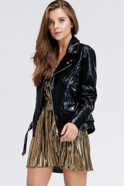 Snake biker jacket - Rude Society
