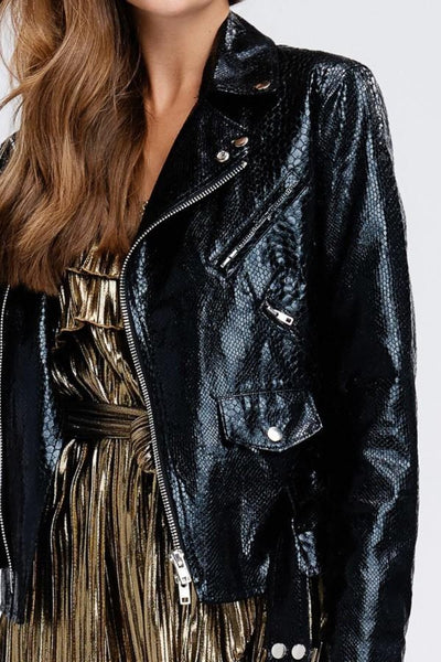 Snake biker jacket - Rude Society