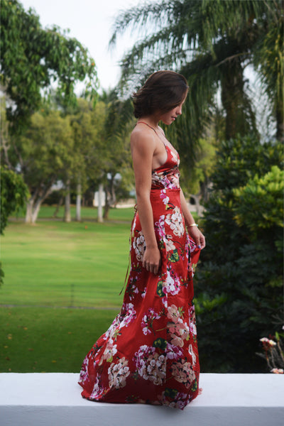 KIMONO RED DRESS - Rude Society