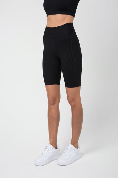 Ribbed Biker Shorts